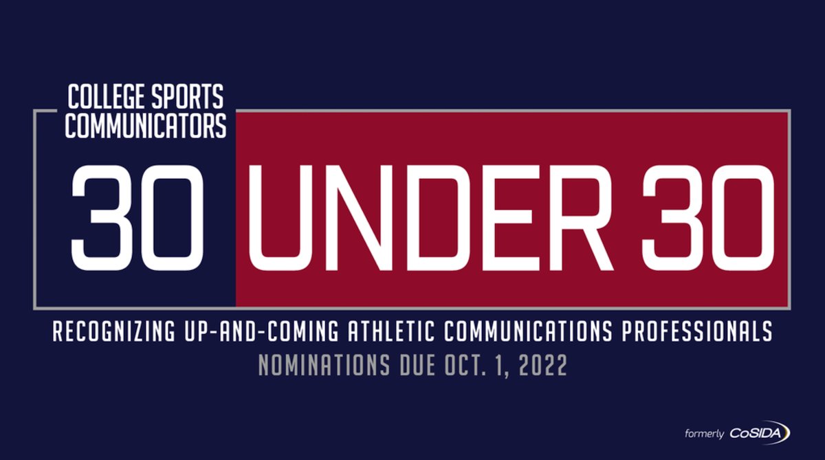 CollSportsComm's tweet photo. 3/8 Big news in 360: introduction of NEW College Sports Communicators 30 Under 30 recognition program, created by our Young Professionals Committee. Read more: https://t.co/lrrIKXzTW5. Plus, spotlight on @cphelman of @PBASailfish
who helped create this: https://t.co/k3RiZ8Yg7a https://t.co/pEVATblFqe