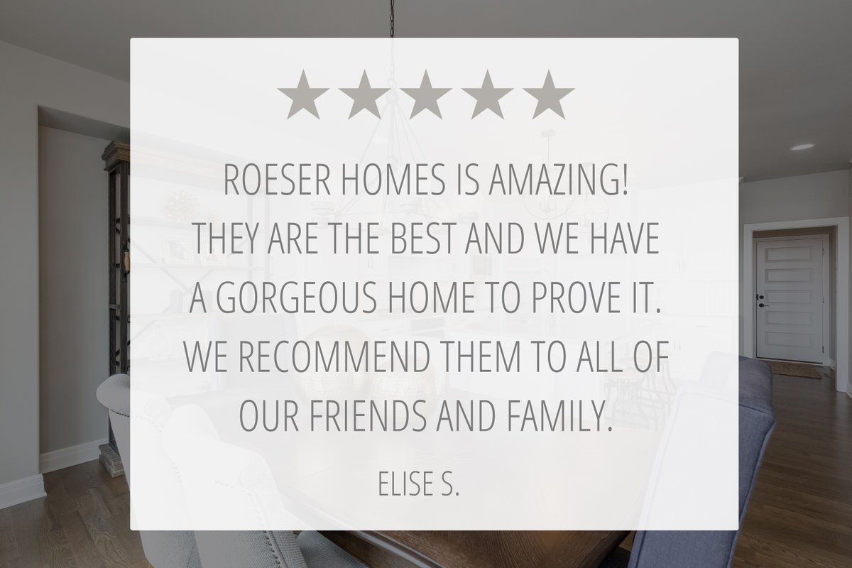 RoeserHomes's tweet photo. Thank you for your kind words, Elise! We appreciate hearing about your experience and we're so proud to have had the opportunity to build your new home. We hope you enjoy it for years to come! 🏡 ✨ https://t.co/vwZMNgsKGB