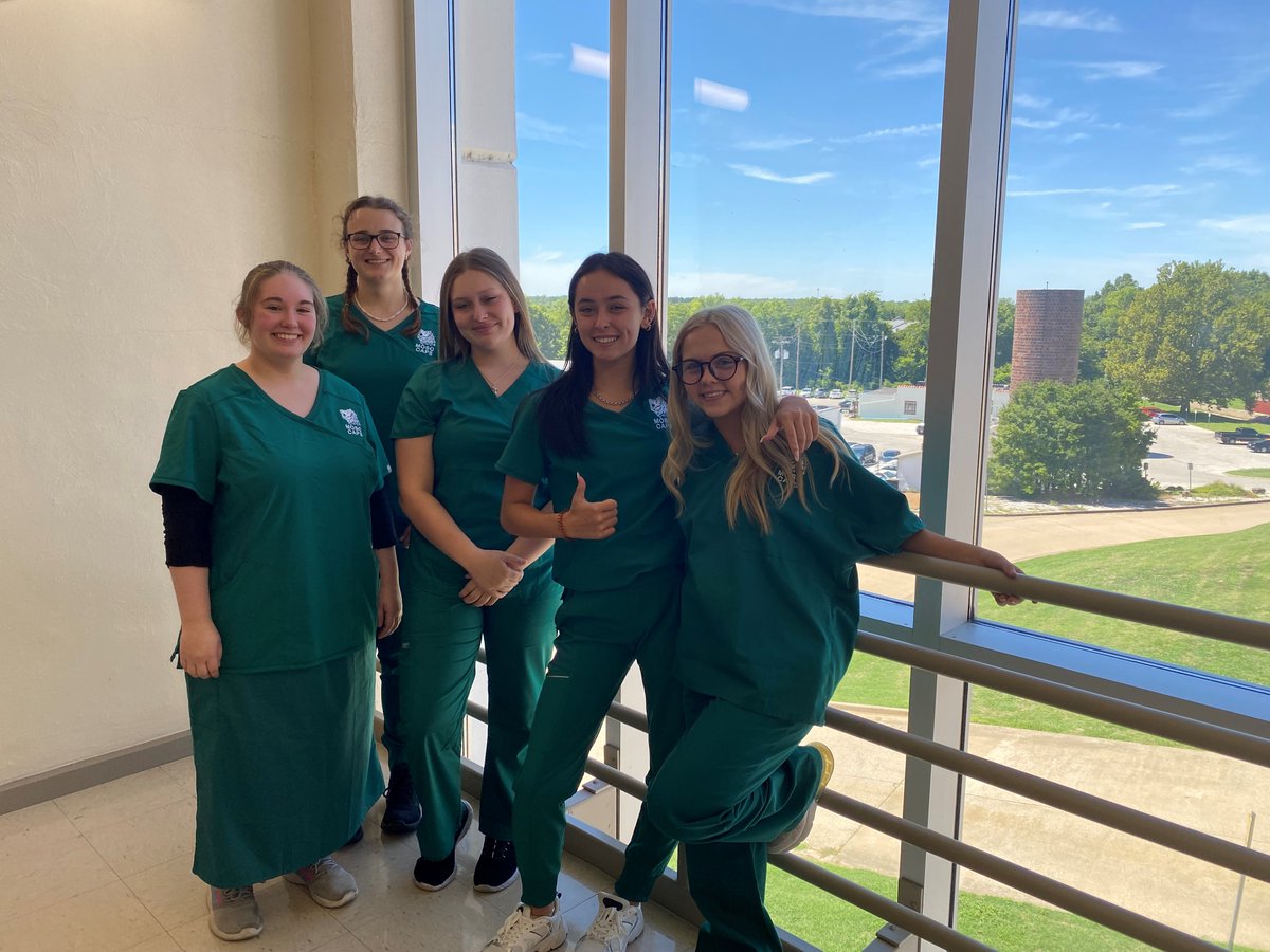 MOSO CAPS Week 2 is in the books!  Industry partner tour with @LibertyUtilities, creating a LinkedIn profile and resume with <a href="/mosolions/">Missouri Southern</a> Alex Gandy in Career Services,  and our Health Science students rocking their #MOSOCAPS scrubs.  <a href="/NetworkCAPS/">CAPS Network</a>
