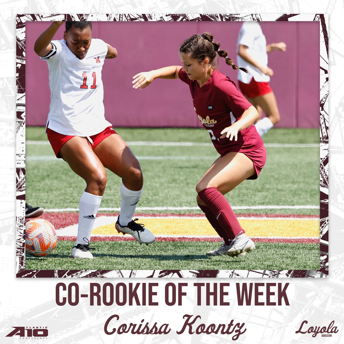 Congratulations to Naya Lipkens and <a href="/corissa_koontz/">Corissa Koontz</a> on being the first #Ramblers to bring home #A10WSOC weekly honors! 

🗞️ ➡️ bit.ly/3ASr1wN

#OnwardLU