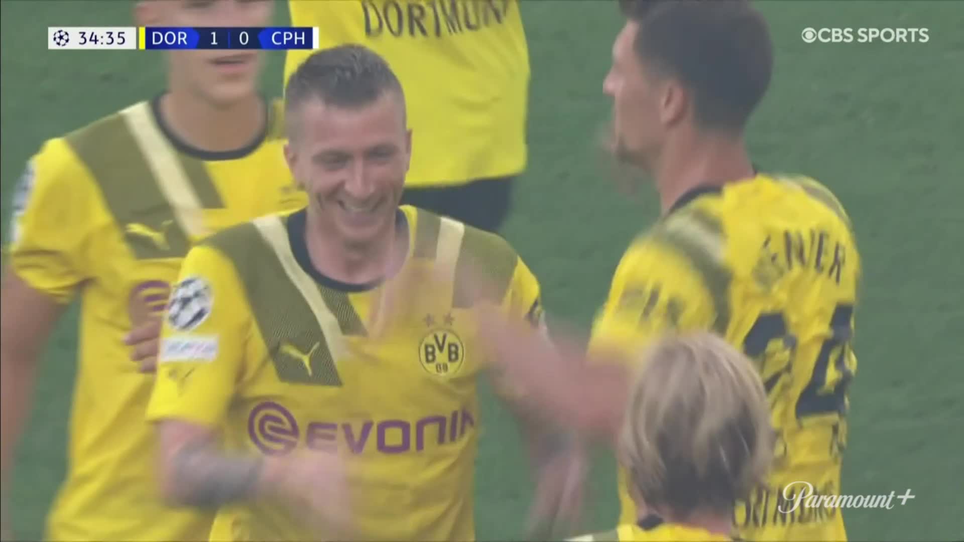 CAPTAIN MARCO REUS 💥

That pass from Julian Brandt though 👀”