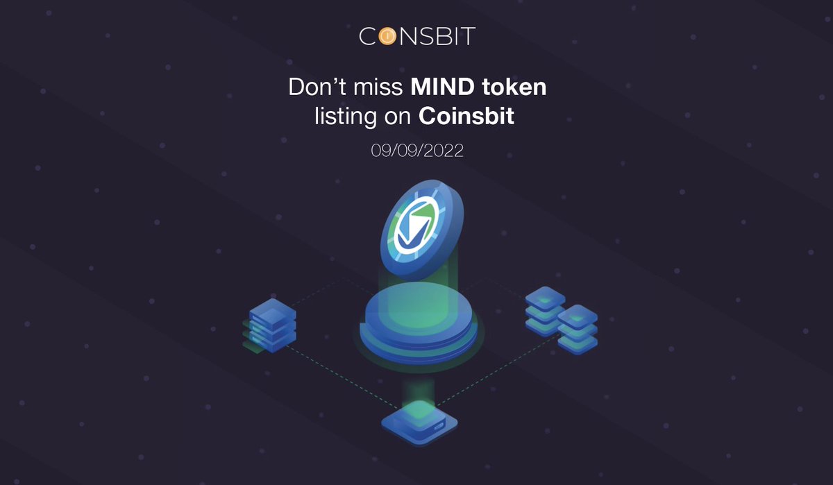mindplays_com's tweet photo. 🔥 Don't miss MIND token listing on Coinsbit! 🔥

MIND token will be available on Coinsbit on 09.09.2022! 🚀🚀🚀

©️ Smart-contract:
0x06BcAc5E61e36148A9bd47069bbD50d662a6d51D

 https://t.co/NZVIqk7E2x

💵 Pair:
MIND/USDT (https://t.co/bTy3QyTuJU) 

#MIND #Listing #Coinsbit https://t.co/jLtaHg9vRq