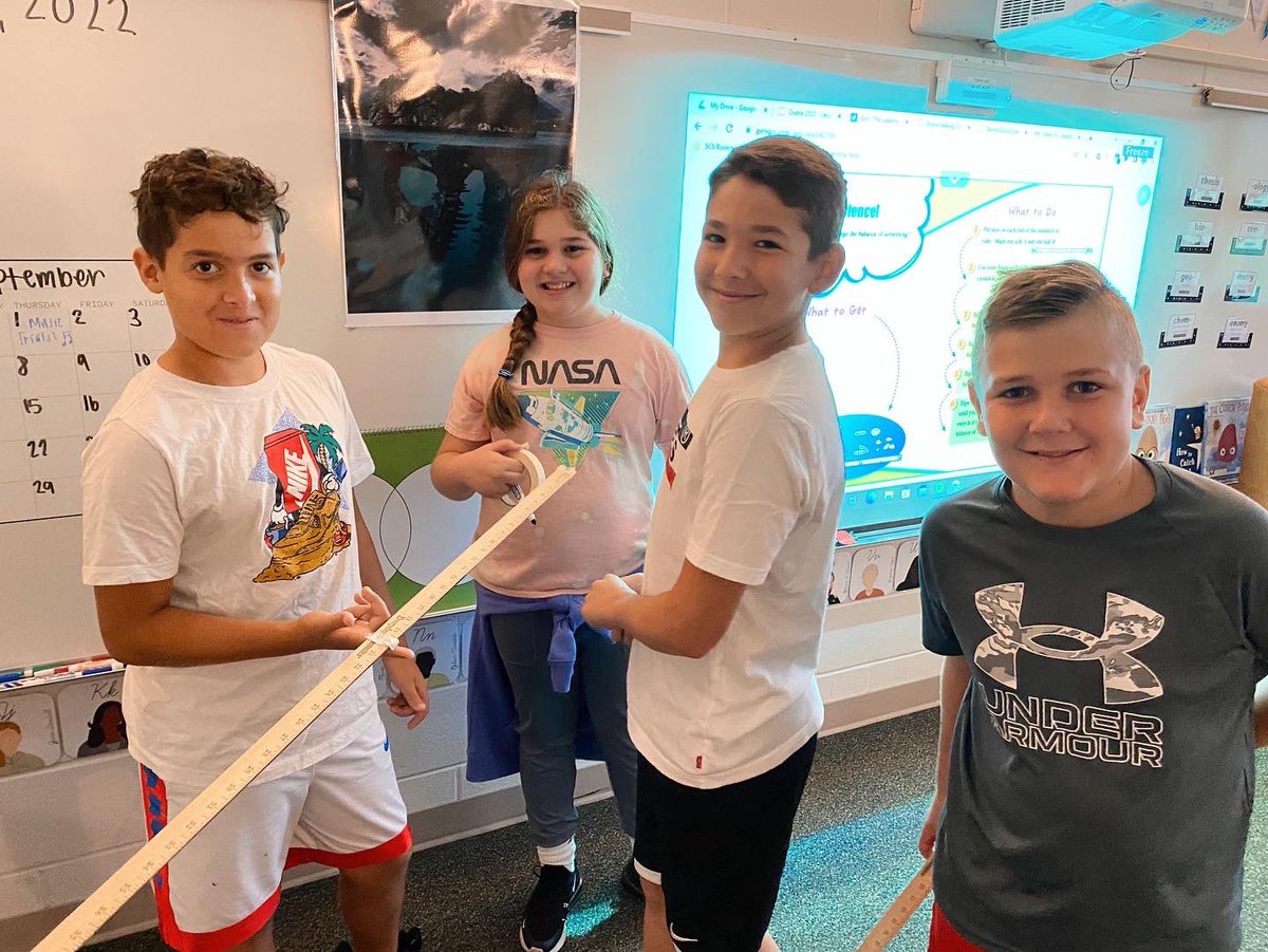 miss_dudra's tweet image. Today in Science we learned about the balance needed within ecosystems. We created our own balances to see how easily the balance can be affected! We all play a big part in keeping the Earth balanced and a successful place for all creatures to live! 🌎⚖️ #modelmustangs