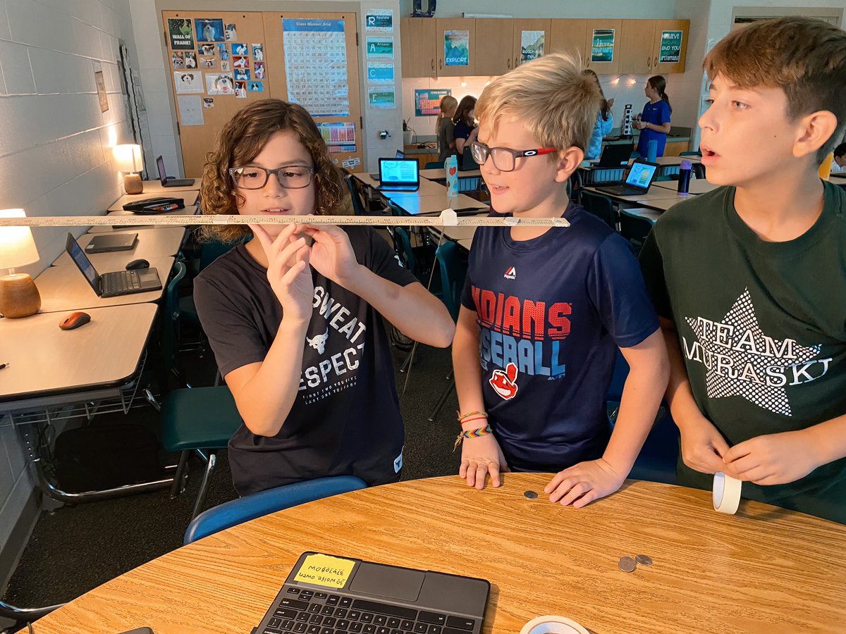 miss_dudra's tweet image. Today in Science we learned about the balance needed within ecosystems. We created our own balances to see how easily the balance can be affected! We all play a big part in keeping the Earth balanced and a successful place for all creatures to live! 🌎⚖️ #modelmustangs