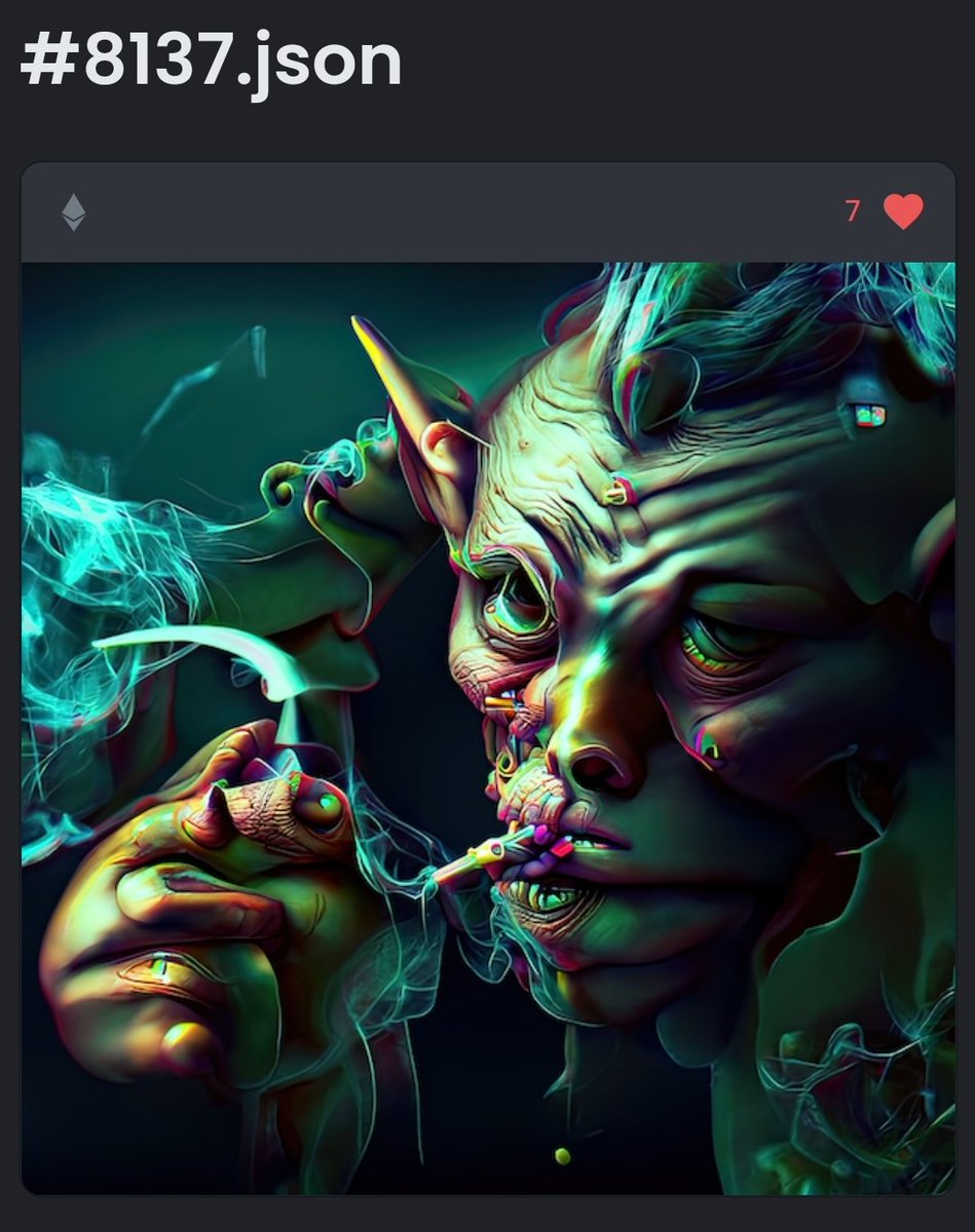LYLEJ0Y's tweet photo. @WilderOne3 @goblinainft These are a couple in eyeing big time! #LFGOB https://t.co/2SwEpiaZu4