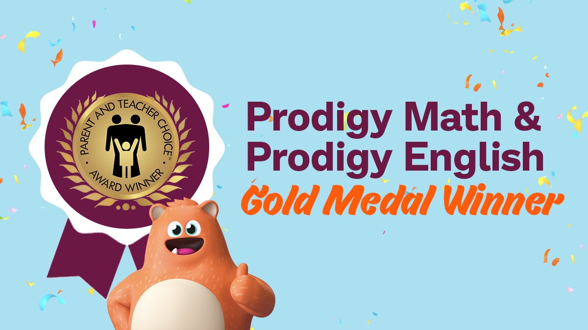 ProdigyGame's tweet image. 🏆Thrilled to announce that #ProdigyMath and #ProdigyEnglish were both announced as Gold Medal Winners in the 2023 #Parent and Teacher Choice Awards™ by @howtolearncom 🎓 

 #LearningResources #GameBasedLearning