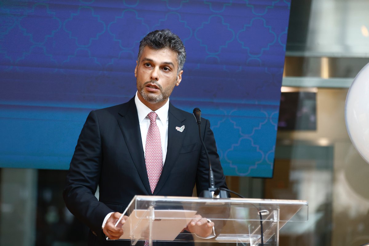 UAEinIsrael's tweet photo. Thank you @TASE_en for hosting a delegation from #AbuDhabi  in #Tel_Aviv. It is exciting to see leading companies from the UAE and Israel work to establish new collaborations and connect industries in both countries. https://t.co/jhjNH8N9Hg