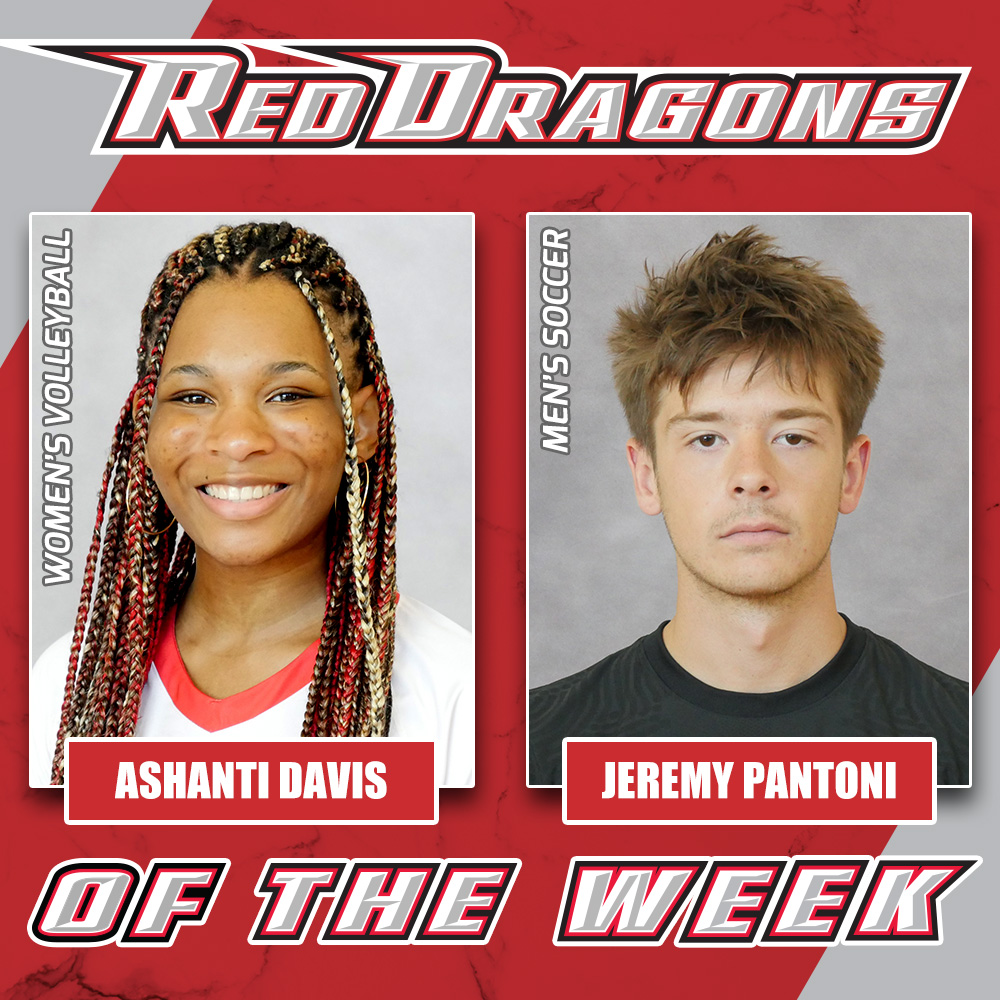 Shout out to our Red Dragons of the Week from <a href="/OSVBRedDragons/">Oneonta Volleyball</a> and <a href="/Oneonta_MSoccer/">Oneonta Men's Soccer</a>! #HereWeGoO