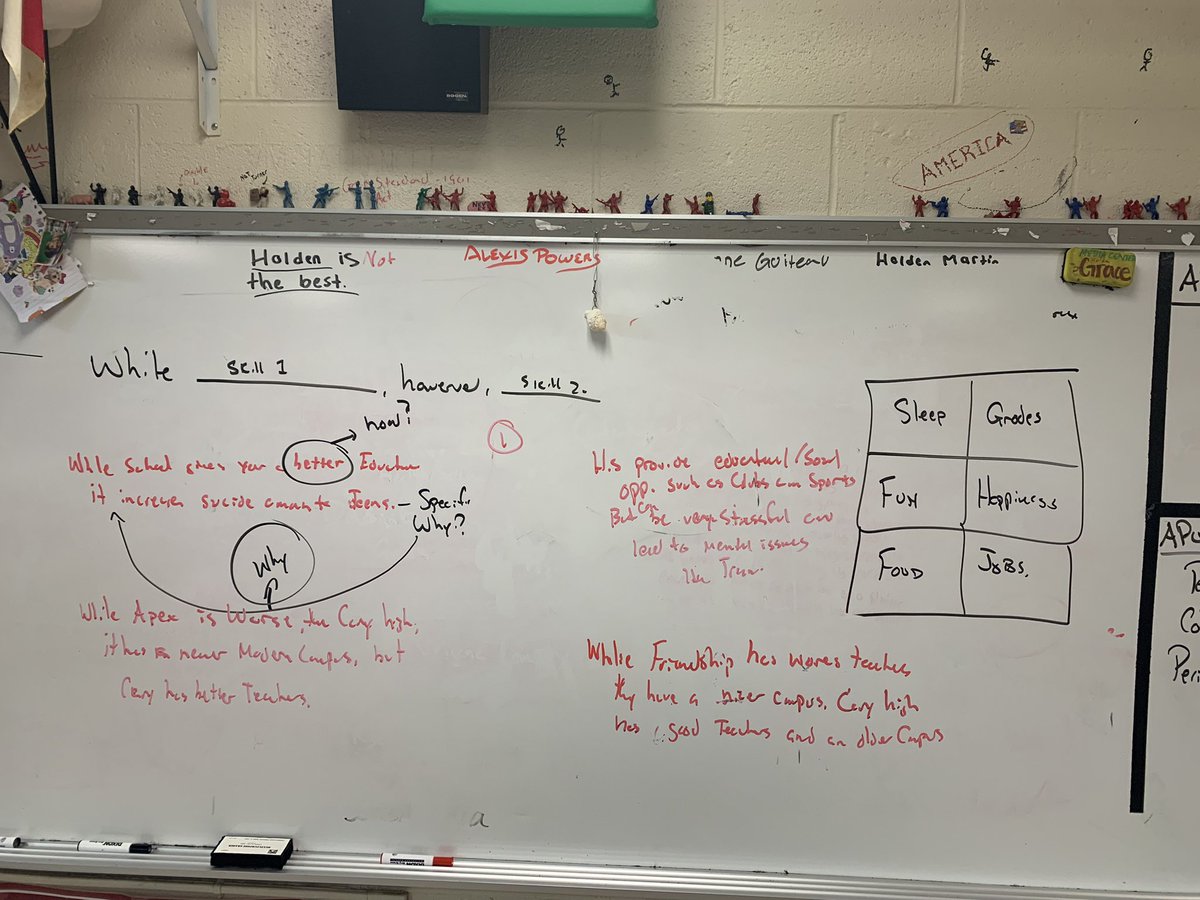 MrT_America's tweet photo. Another great start to the week. Students worked on thesis statements and were really on the right track. In semester long we introduced period 2 and are grinding through the colonies. #testfriday https://t.co/6b5drQOuAq