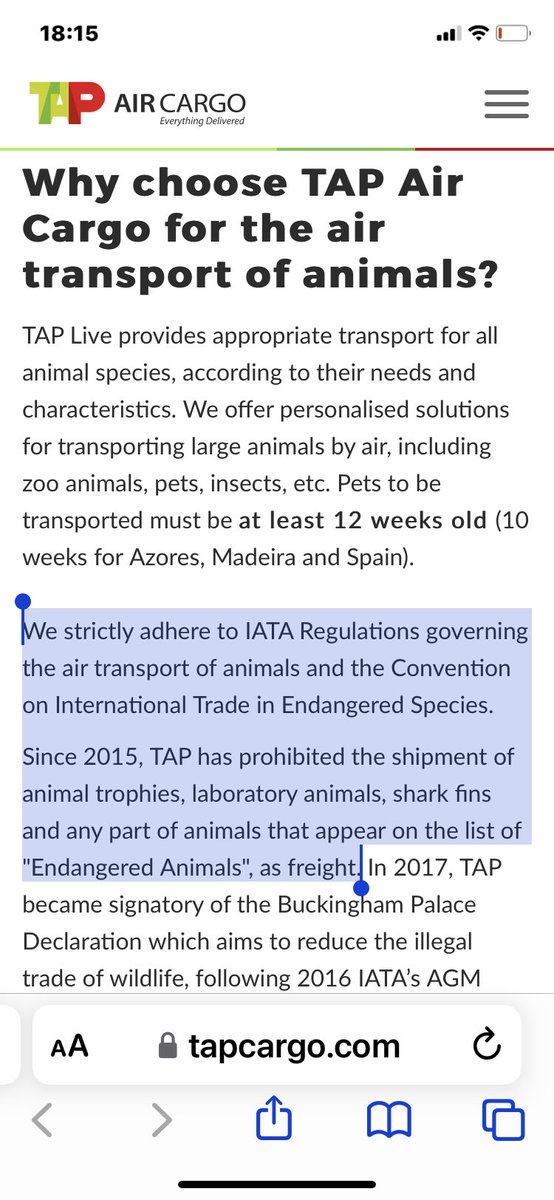 flywithoutfins's tweet photo. @tapairportugal @_azoresairlines Thanks, but to our understanding, your ban is only a partial ban.
What about fins of shark species like blue shark that are not on the @CITES Endangered Species list, but are on the @IUCNRedList as ‘Vulnerable’ or ‘Near Threatened’?
Are those banned too?
https://t.co/t6SGsdzYzR https://t.co/4XB1r0th2O