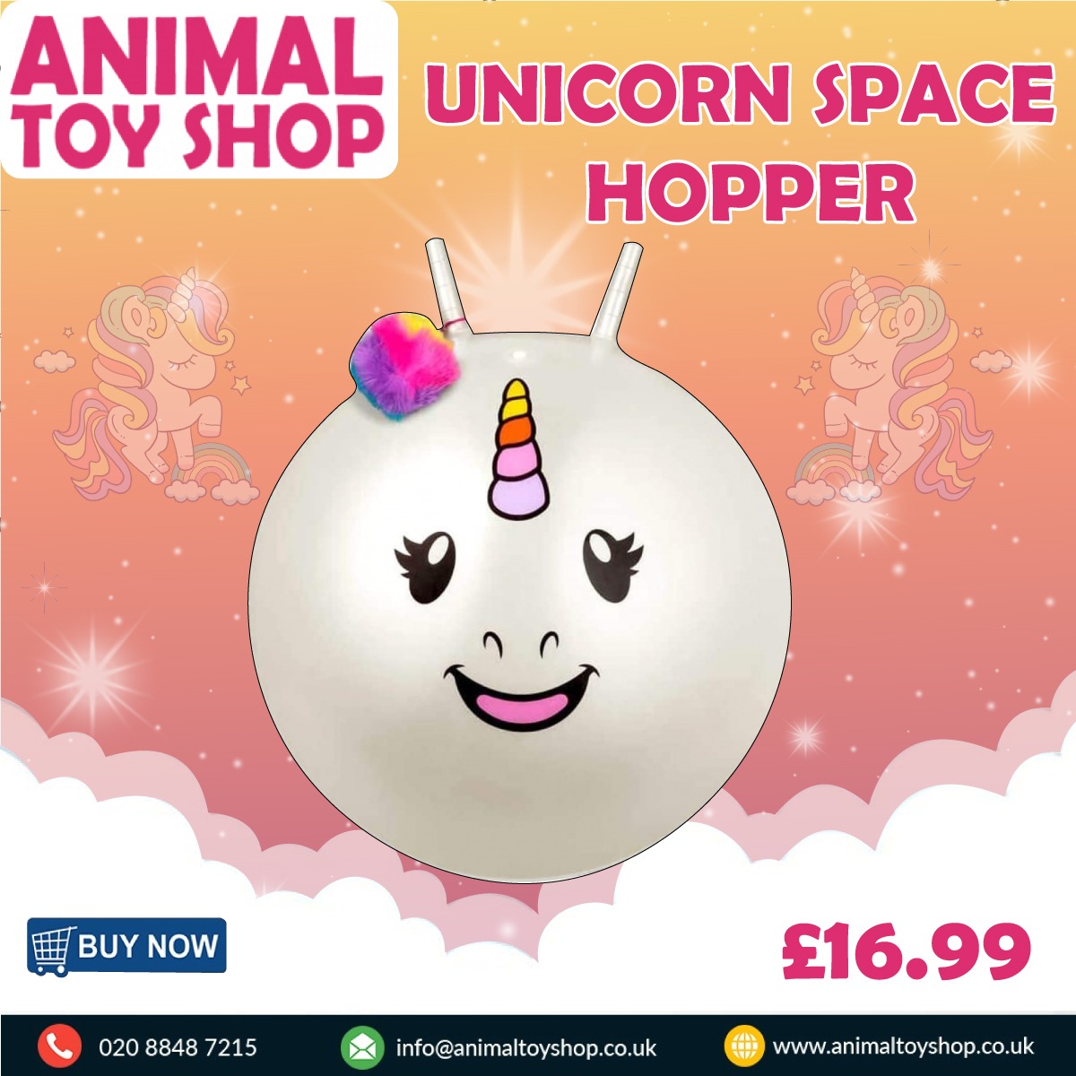 animaltoyshop's tweet photo. Features: 
Inflates to approx. 60cm in diameter.
Includes foot pump for easy inflation.
Ribbed handles to aid your grip.

Inspire your children to do active workouts to make their muscles stronger.  

Order online now: https://t.co/oObHrfbr7L
 #babyhopper #unicornspacehoppers https://t.co/7Rq5zPL2BW