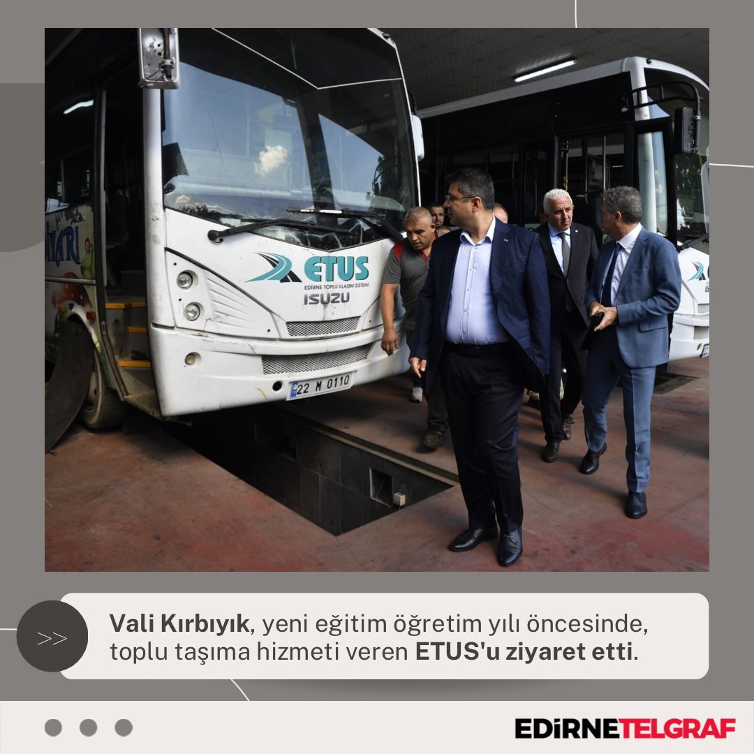 edirnetelgraf's tweet photo. Vali Kırbıyık, toplu taşıma çalışmaları ve sağlanan hizmetin koordinasyonu konularında değerlendirmelerde bulundu. https://t.co/vwuthdpxy7
