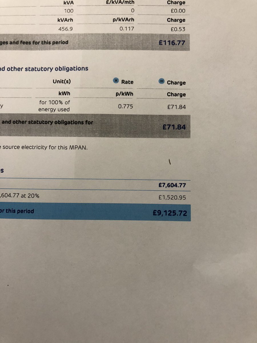 When reality hits home!!😳
1 month actual electricity bill for August. 
Our last bill was £1728.61