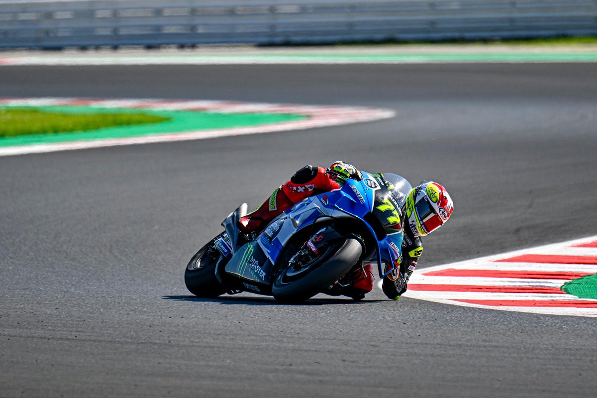 marco_felder's tweet photo. @DomiAegerter77 durfte 33 Runden auf der Werks-Suzuki drehen. Am Rande des Tests gab's auch Gespräche über einen möglichen Einsatz am GP von Aragon in knapp zwei Wochen, falls @JoanMirOfficial noch nicht wieder fit sein würde.
@srfsport @MotoGP @suzukimotogp #srfGP #MisanoTest https://t.co/PdkIiMWmpa