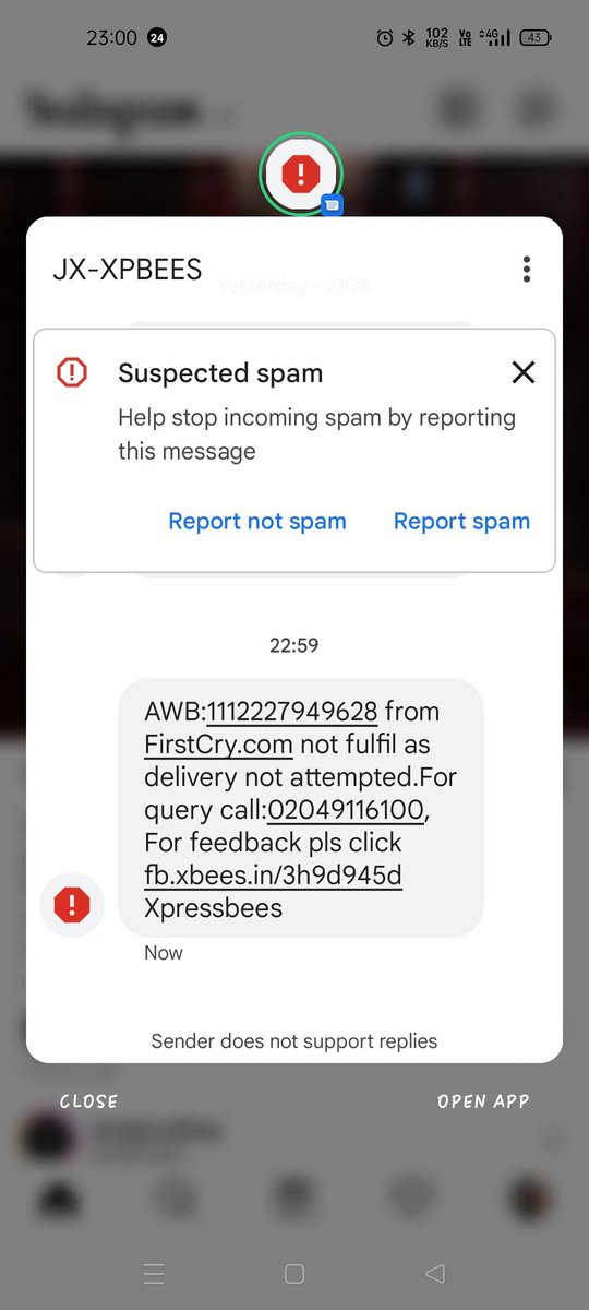 Himu70's tweet photo. @XpressBees_IN wtf is this ???? 
Your agents said deliver wont happened after 8.30 am than how i get this msg now ?? After this much call and mails still status remains same 😡😡😡 
@firstcryindia i am cancelling my order and i need my refund immediately. https://t.co/IUMxYZo9Ad
