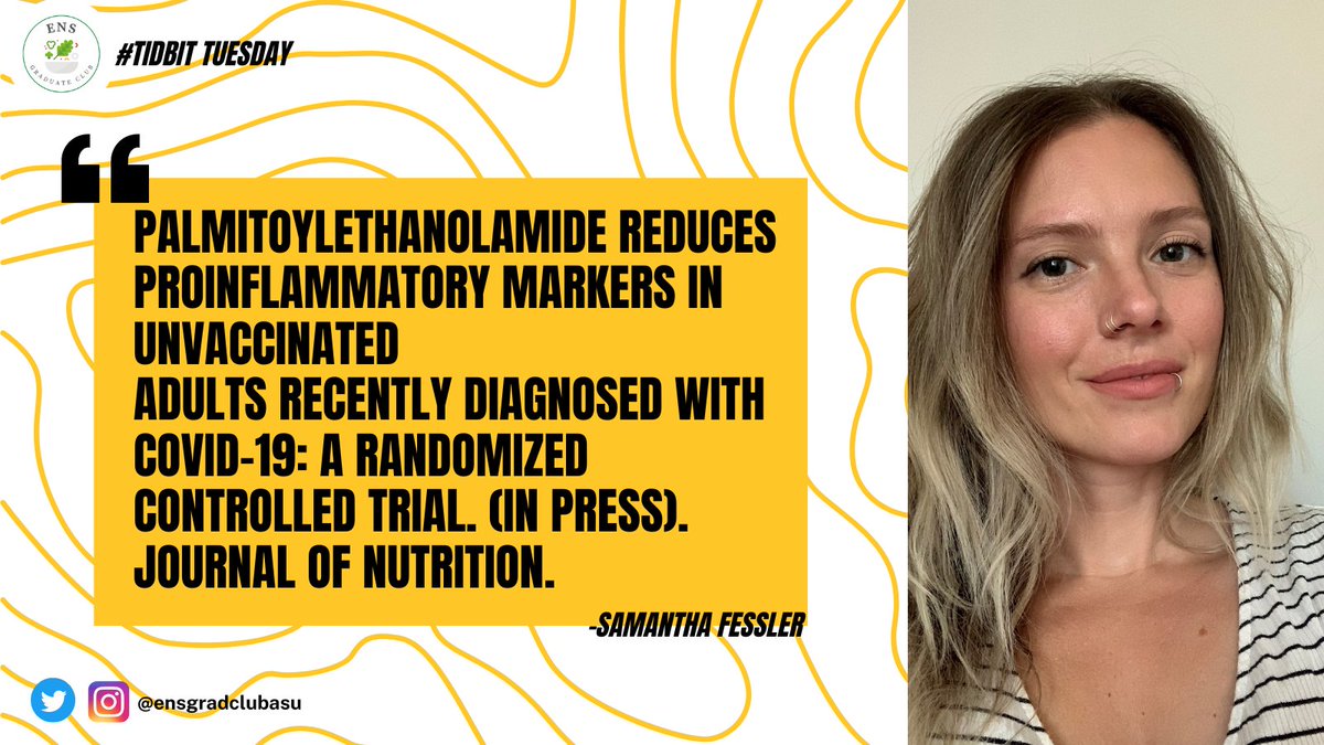 ensgradclubasu's tweet photo. ๐จNew publication alert! ๐Look out for a first-authored manuscript by Samantha Fessler, recently accepted to the Journal of Nutrition (currently in press)! ๐ฅณ@asuhealth #TidbitTuesday #TwitterlessSam #PhDStudent https://t.co/Rk9FW2Asan