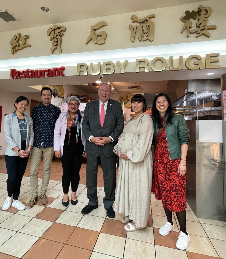 Visited Montreal’s historic Chinatown with some impressive young leaders.  Happy to share my experiences with the Asian American community in Philly as Montreal seeks to strengthen and preserve its Chinatown.