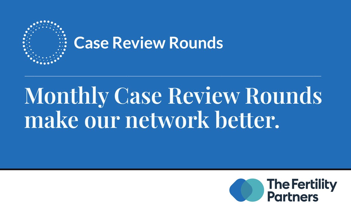 thefertpartners's tweet photo. The 1st Monday of the month we host Case Review Rounds for our network of leading clinicians and embryologists from 36 locations to review difficult cases and give #infertility patients the best chance for success. Want to join the network? Get in touch https://t.co/2LBcf0FUsV https://t.co/iYhazHQFZy