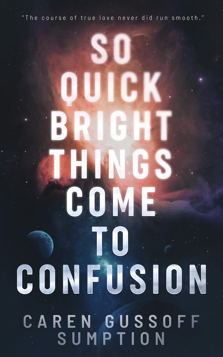 paulsemel's tweet photo. In my new Q&amp;A with author Caren Gussoff Sumption, she explains why her romantic #SciFi #SpaceOpera novella "So Quick Bright Things Come To Confusion" is actually a "comedy of manners #horror story."
https://t.co/7zKkiAlkk8
📖🪐🪨
. . . . . .
#BookTwitter #booktwt #ScienceFiction https://t.co/ap9HAZTuD7