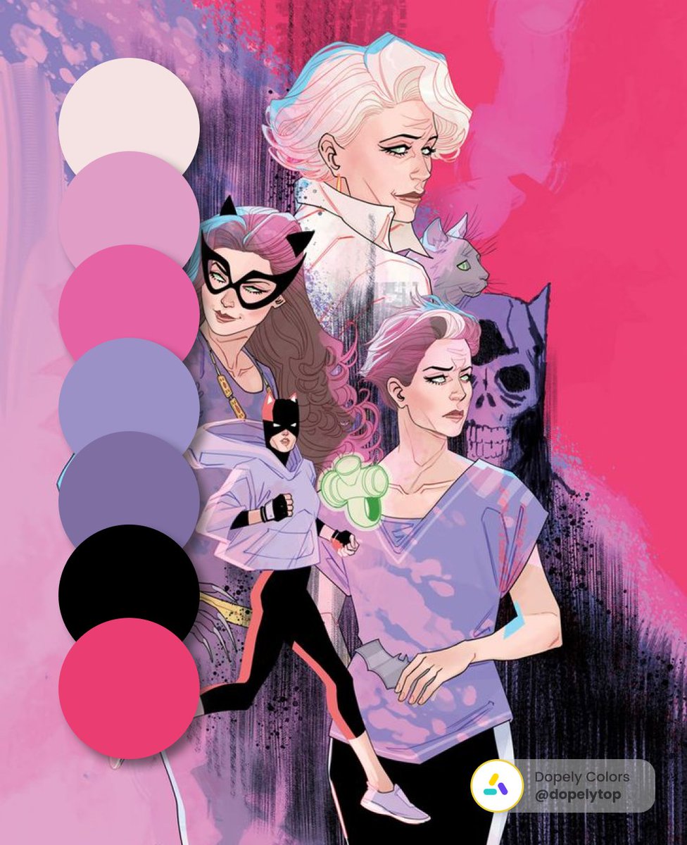 Dopelytop's tweet photo. Here's a glimpse of @cliffchiang's color schemes, so vibrant!
#Imageday #artoftheday #DopelyColors #inspirational #colorpalette https://t.co/D1HzVmxRll
