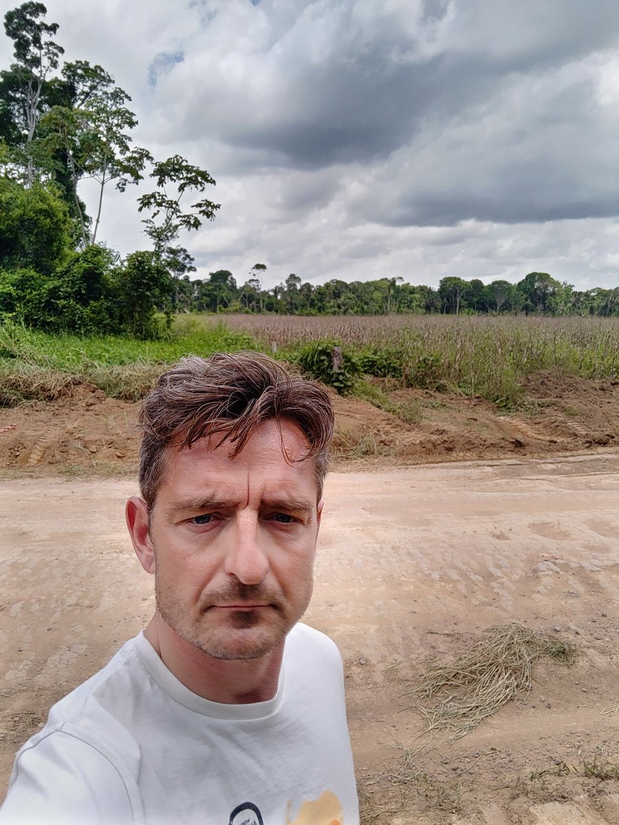 ESloth's tweet image. Står lige ved en afskovet del af Amazonas og vil gerne takke Thiese for at stoppe med at bruge soya. Hvad siger @ArlaDanmark @danishcrown @spisekammeret vil I ikke være med?
#dkgreen