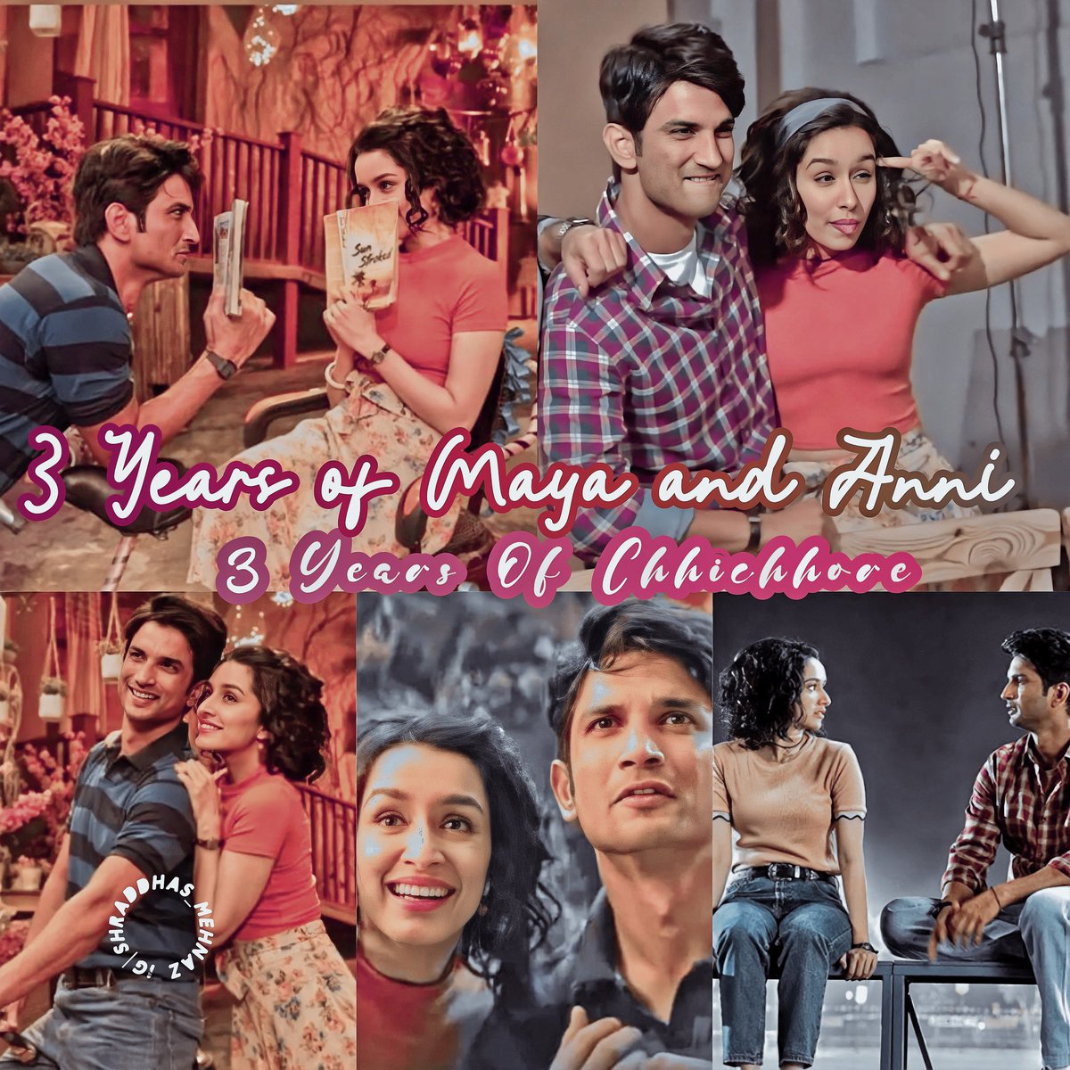 shraddhasmehnaz's tweet photo. #3YearsOfChhichhore
#ShraddhaKapoor
#SushantSinghRajput https://t.co/rDt5W9PiSE