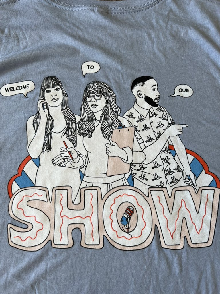 Shep (@shepfamb) on Twitter photo Stop it. I love this shirt. I am such a sucker for podcast merch 😂 <a href="/ZooeyDeschanel/">zooey deschanel</a> <a href="/LamorneMorris/">Lamorne Morris</a> <a href="/HannahSimone/">Hannah Simone</a>
#NewGirl Stop it. I love this shirt. I am such a sucker for podcast merch 😂 <a href="/ZooeyDeschanel/">zooey deschanel</a> <a href="/LamorneMorris/">Lamorne Morris</a> <a href="/HannahSimone/">Hannah Simone</a>
#NewGirl