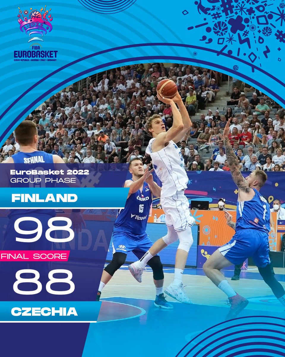 BERLIINIIN! ✈️ Susijengi kaataa Tšekin ja varmistaa paikan 16 parhaan joukossa. #Susijengi #EuroBasket