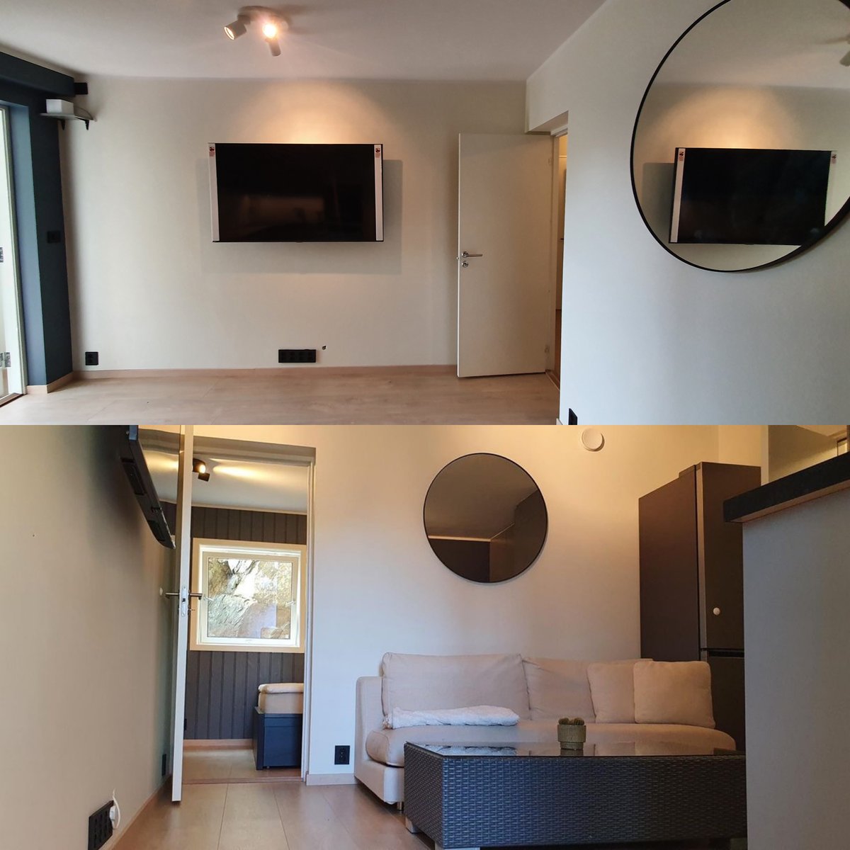 SDKconsult's tweet photo. Her ønsket kunden å innrede underetasjen med soverom, bad og kjellerstue m/kjøkken🏡
Vi tegnet ny planløsning, samt søkte om bruksendring. 
I det nye soverommet ble det satt inn nytt vindu for rømning og dagslys☀️#bruksendring #byggesøknad #soverom #stue #arkitekt #fasadeendring https://t.co/zvUQlTM8nP