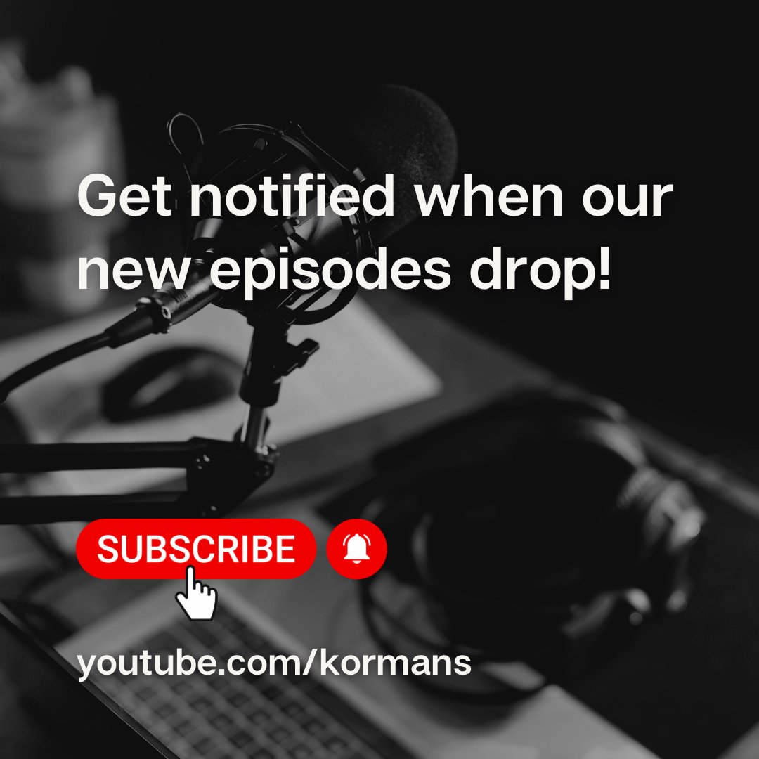 We’re 30 subscribers away from hitting a 1k subscriber milestone 💥! Thank you for all the support along the way! youtube.com/kormans
⠀⠀⠀⠀⠀⠀⠀⠀⠀
#thankyou #subscribe #milestone #subscriberyoutube #subscribers #youtube #podcast #newepisode #support