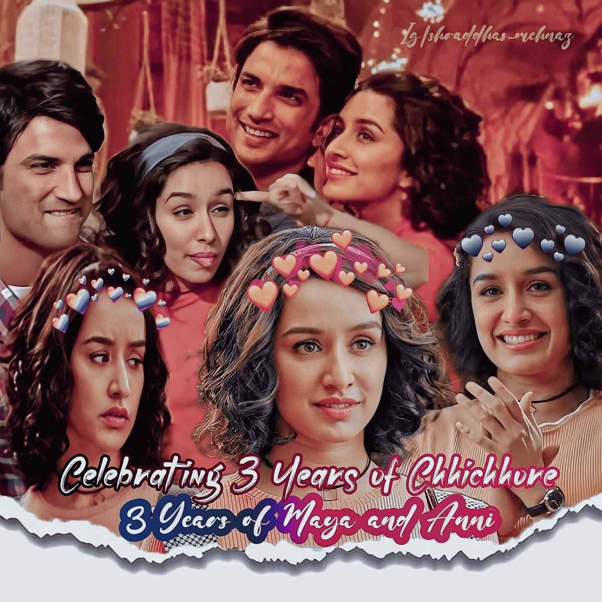 shraddhasmehnaz's tweet photo. #3YearsOfChhichhore
#ShraddhaKapoor
#SushantSinghRajput https://t.co/UIfQbghavj