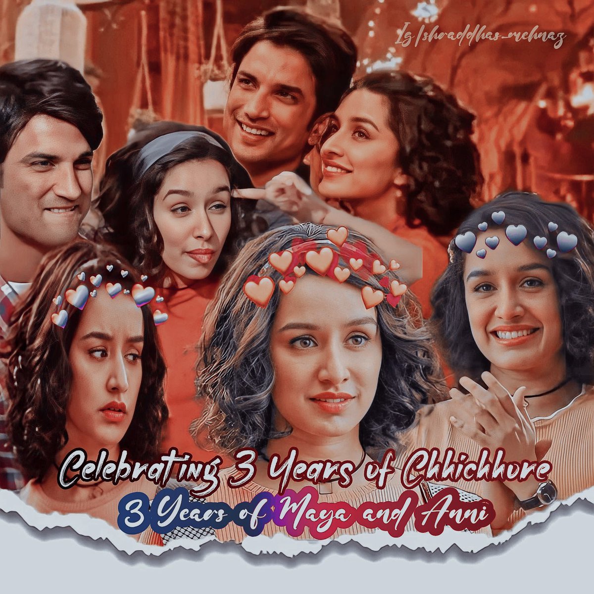 shraddhasmehnaz's tweet photo. #3YearsOfChhichhore
#ShraddhaKapoor
#SushantSinghRajput https://t.co/UIfQbghavj