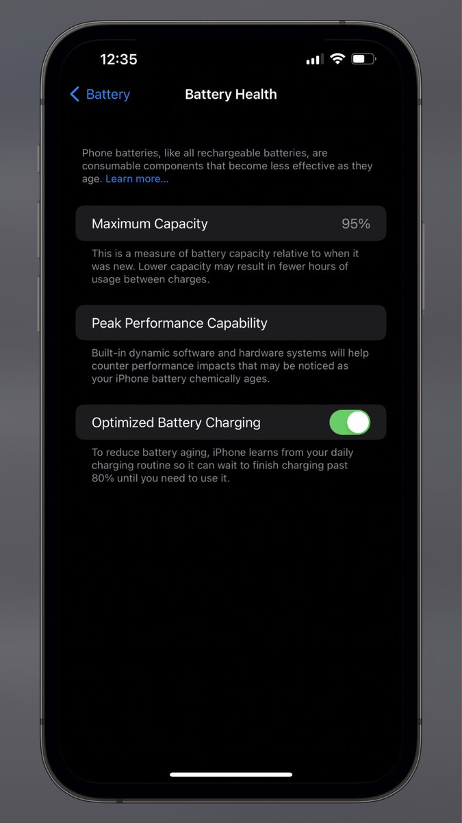 iamluisgaray's tweet image. After iOS 16 the battery on the #iPhone13ProMax has not been very good in my personal experience. That just goes to show you not to get the MAX model only for “good” battery. 

Really considering going regular pro this year or for my next upgrade. 

#iOS16beta8 #iPhone14Pro