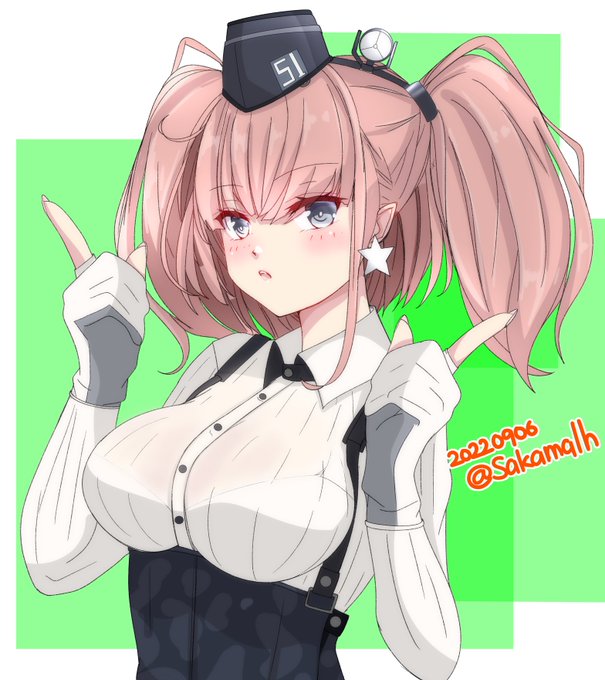 #艦これ版深夜の真剣お絵描き60分一本勝負
#艦これ版真剣お絵描き60分一本勝負_20220906
アトランタたん 