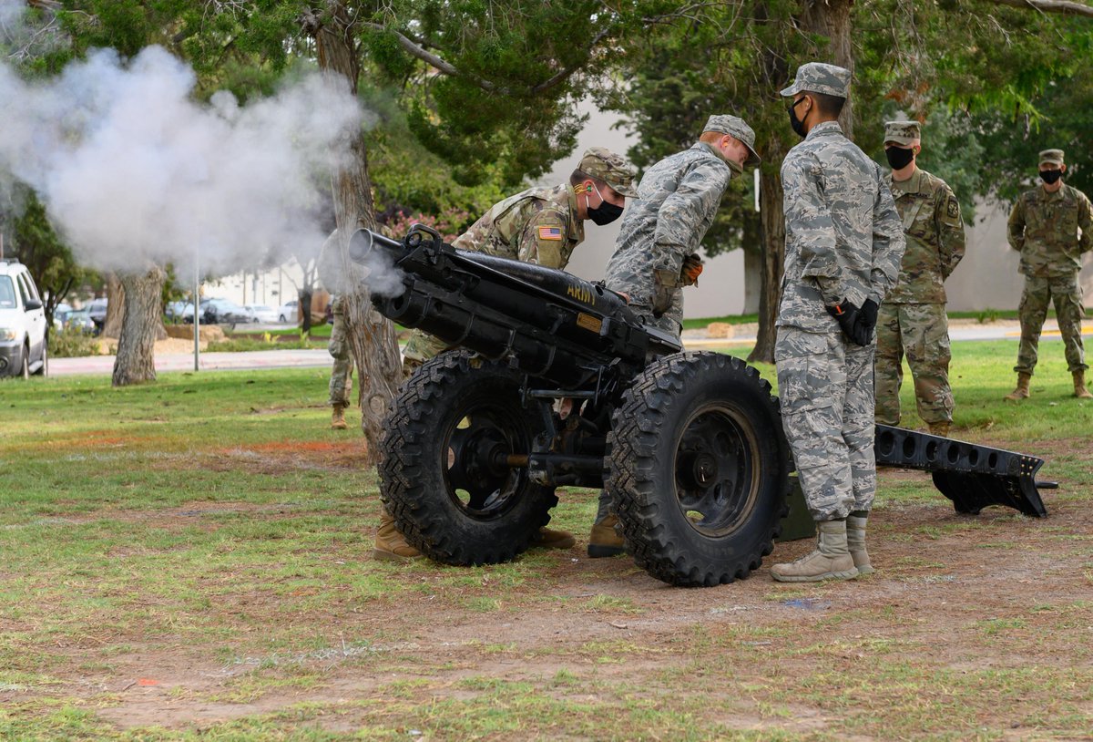 Join the NMSU Army ROTC and Air Force ROTC to honor the fallen heroes of 9/11 from 8-10:30 a.m. Friday, Sept 9 at Pride Field (Horseshoe)
ROTC cadets will fire the cannon at 8:46 a.m., 9:03 a.m., 9:37 a.m., 9:59 a.m., 10:03 a.m. and 10:28 a.m.
