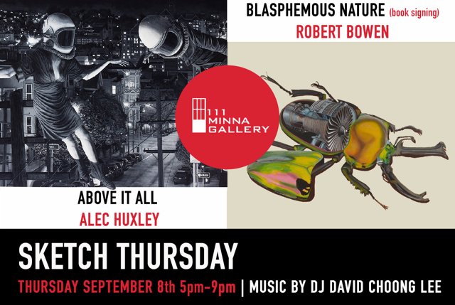 Sketch Tuesdays (on a Thursday) with Bowen &amp; Huxley Yoga - mailchi.mp/111minnagaller…

Join us for another wonderful installment of Sketch Tuesdays on Thursday,  September 8th @ 5pm!