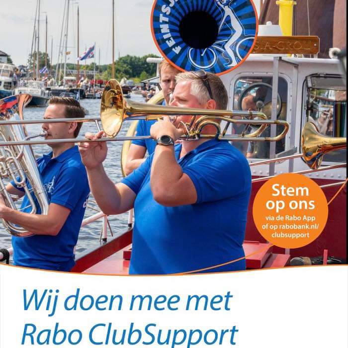 💙🧡 Wij doen mee met Rabo ClubSupport 🧡💙 
Stem jij op ons? Zorgen wij ervoor dat wij de échte feestjes blijven maken.