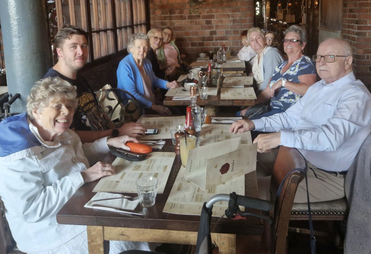 SHAPELancashire's tweet photo. Yesterday we went to Liverpool on the Albert Docks with people from Clifton House, St. Paul’s and Ribble Court from Preston. We had a lovely lunch and had a look round some of the shops, we all had a great time. Funded by @placesforpeople and @SHAPELancashire https://t.co/5tcWPwBQ3x
