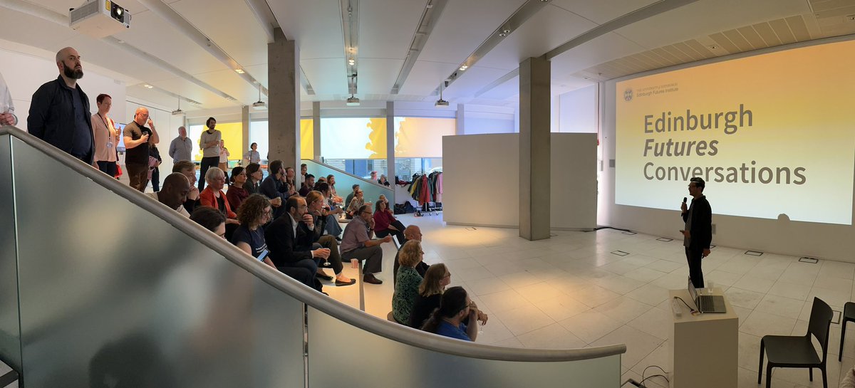 And we’re off… launch of the inaugural <a href="/UoE_EFI/">Edinburgh Futures Institute</a> event season “First Breath”. Thrilling collection of speakers and performers… efi.ed.ac.uk/events-overvie…