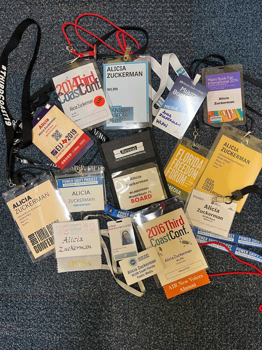 Not quite breaking news – farewell &amp; thank you to @wlrn. So many colleagues made work a joy and made me better. Next stop: @jskstanford starting today! Can't wait.