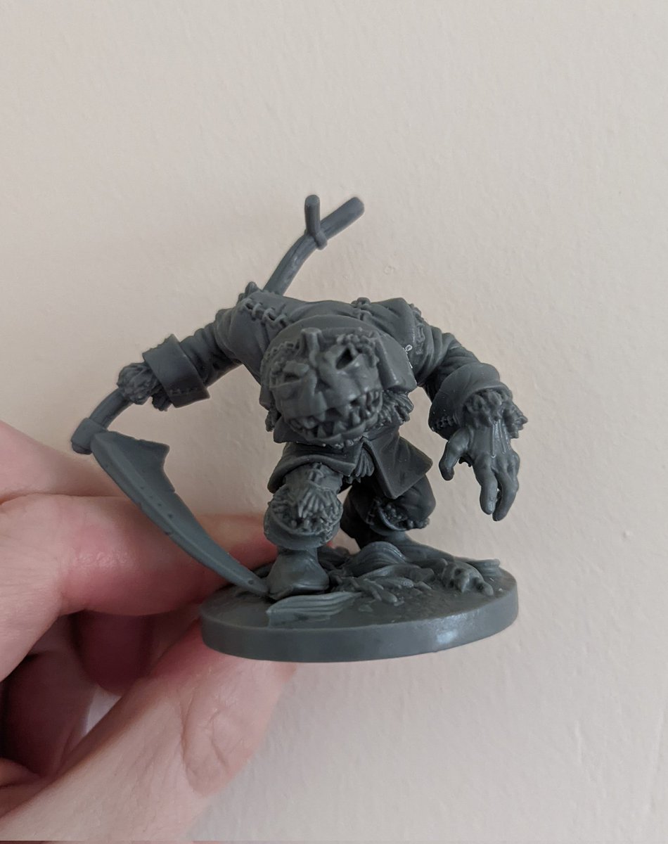 Goblin_Squire's tweet photo. This was the overwhelming winner of the patreon poll for which mini I should paint for #Goblinspiration. That means I'll be painting this beauty from @reapermini on my stream tonight. #DnD #MiniaturePainting https://t.co/Likamit44s