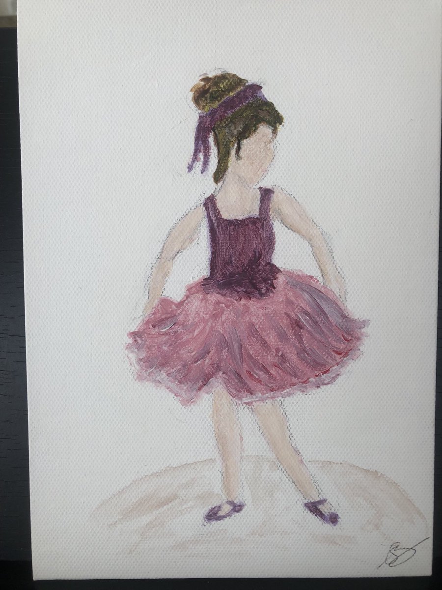 p_ssed's tweet photo. Little Ballerinas. #acrylicpainting #canvas #ballet #balletdancers #painting https://t.co/IKvfnjqjpL