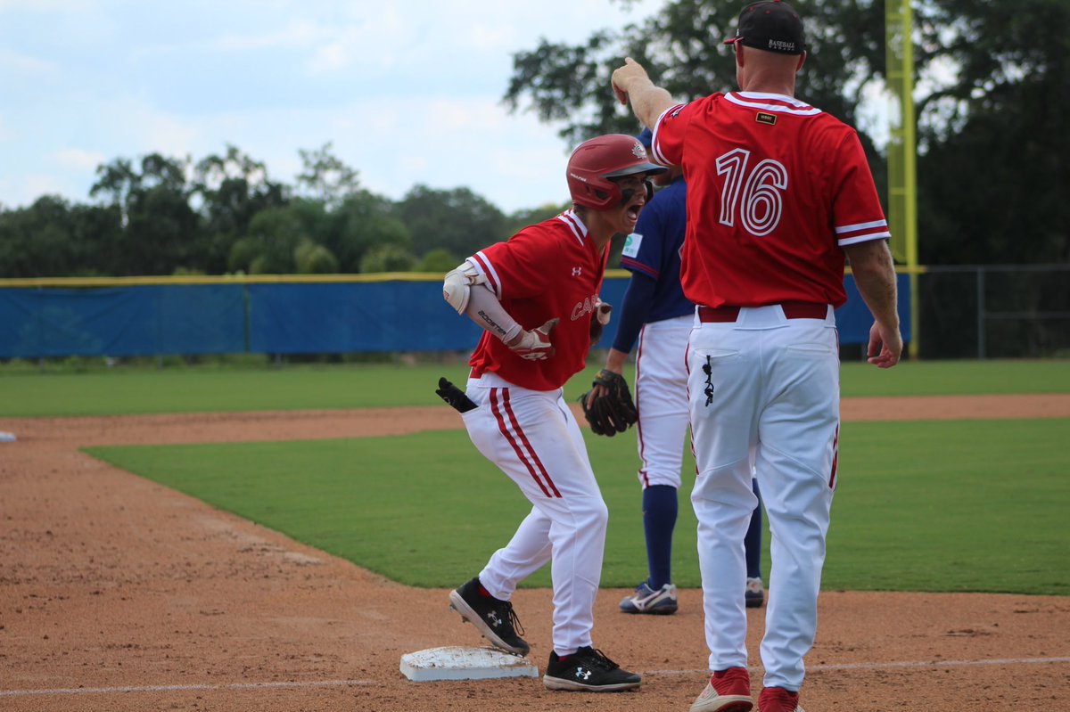 Score Update👇 Top 3️⃣ Canada 🇨🇦 1-4 🇹🇼 Chinese Taipei Follow Live ⬇️ 📊 bit.ly/3BdqLK7 📸 @SamShawbaseball sparks the offence with a one out Triple ⚡️ ⚾️🇨🇦 #JNT #BaseballCanada #U18WorldCup