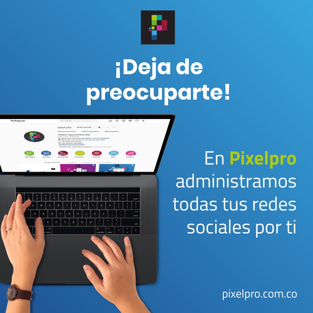 pixelpro_dd's tweet photo. En #Pixelpro te ofrecemos un servicio integral para la gestión de #redessociales con lo que necesitas: Personificación de marca, definición de objetivos, manejo de posts y más.
¡Dale el reconocimiento que merece tu #marca!
👉Info: https://t.co/bF3iAdv13G
#CommunityManagerColombia https://t.co/66N6bwkU6B