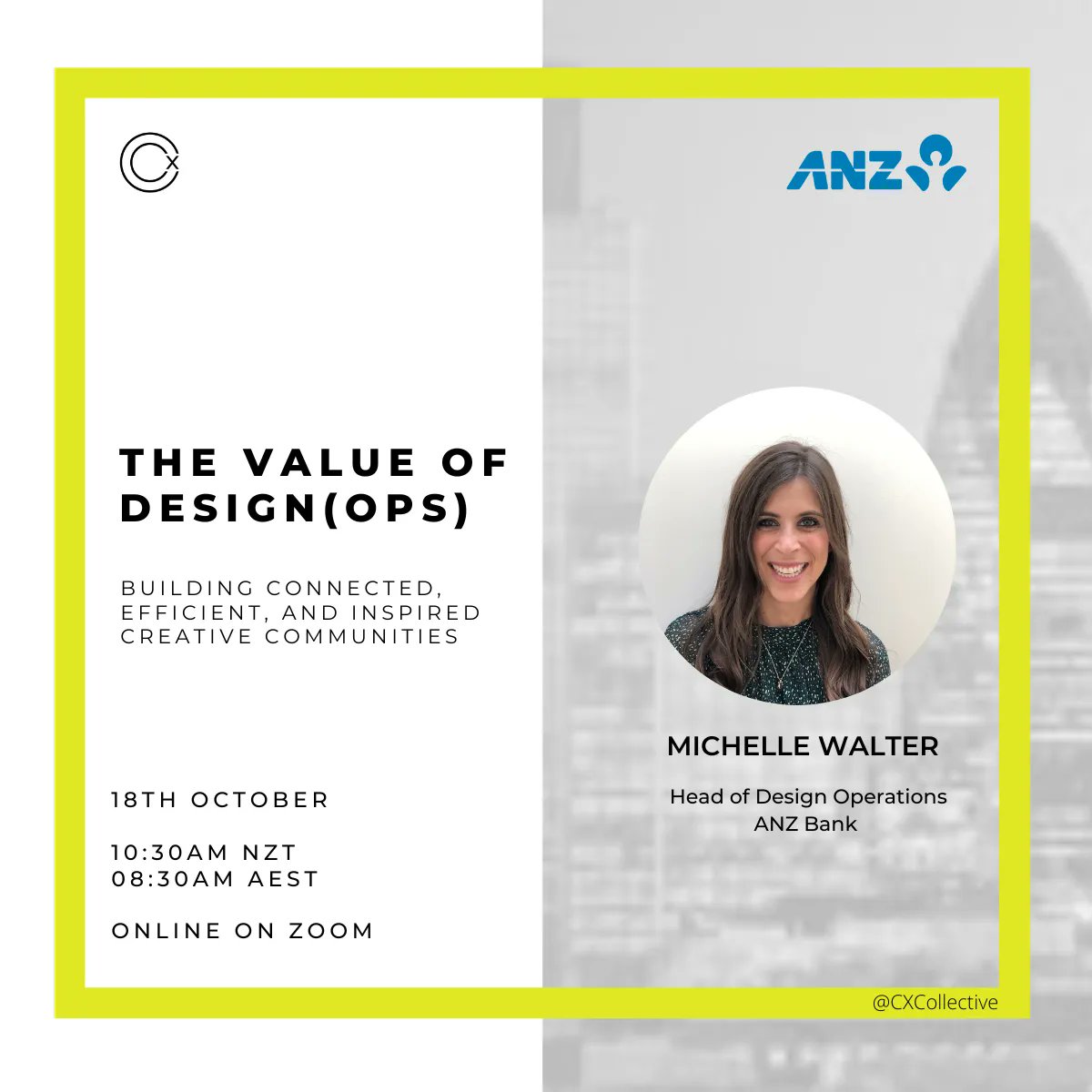 Hear from Michelle Walter, Head of Design Operations at <a href="/ANZ_AU/">ANZ Australia</a> about her journey of building a an in-house creative community of 215+ designers (inside a bank no less), whilst also establishing a DesignOps practice to support them all. buff.ly/3wYzDkg  #designops #hcd