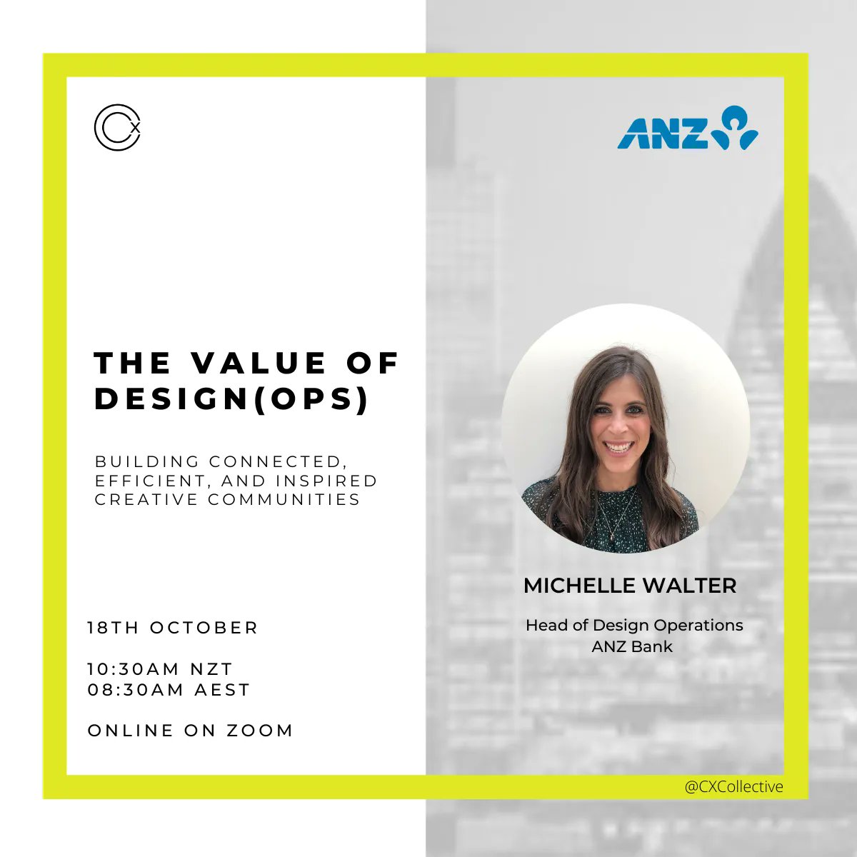 Hear from Michelle Walter, Head of Design Operations at @ANZ_AU about her journey of building a an in-house creative community of 215+ designers (inside a bank no less), whilst also establishing a DesignOps practice to support them all. buff.ly/3wYzDkg #designops #hcd