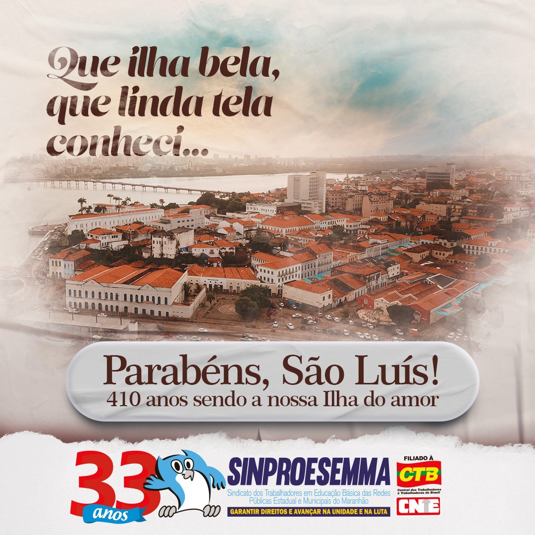 sinproesemma_'s tweet photo. Nossa homenagem aos 410 anos da nossa QUERIDA SÃO LUÍS! Atenas brasileira, terra dos poetas, e das palmeiras.

Minha terra tem palmeiras,
Onde canta o Sabiá;
As aves, que aqui gorjeiam,
Não gorjeiam como lá.
De Primeiros cantos (1847)
Gonçalves Dias
#sãoluís410anos #atenasma https://t.co/fgIkXzxKH3