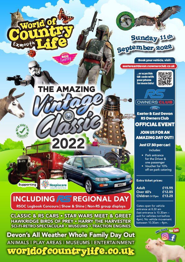 east_rsoc's tweet photo. Tickets are on their way to your email.

Check your email system, if you can’t see them, check your Spam/Junk folders.

See you all on this Sunday 11th September for our first ever RS regional day. @FordRSOC @FordsOval @forduk #rs #fordrs #wocl @exmouthdevon #classiccar https://t.co/vlrw71KzHS