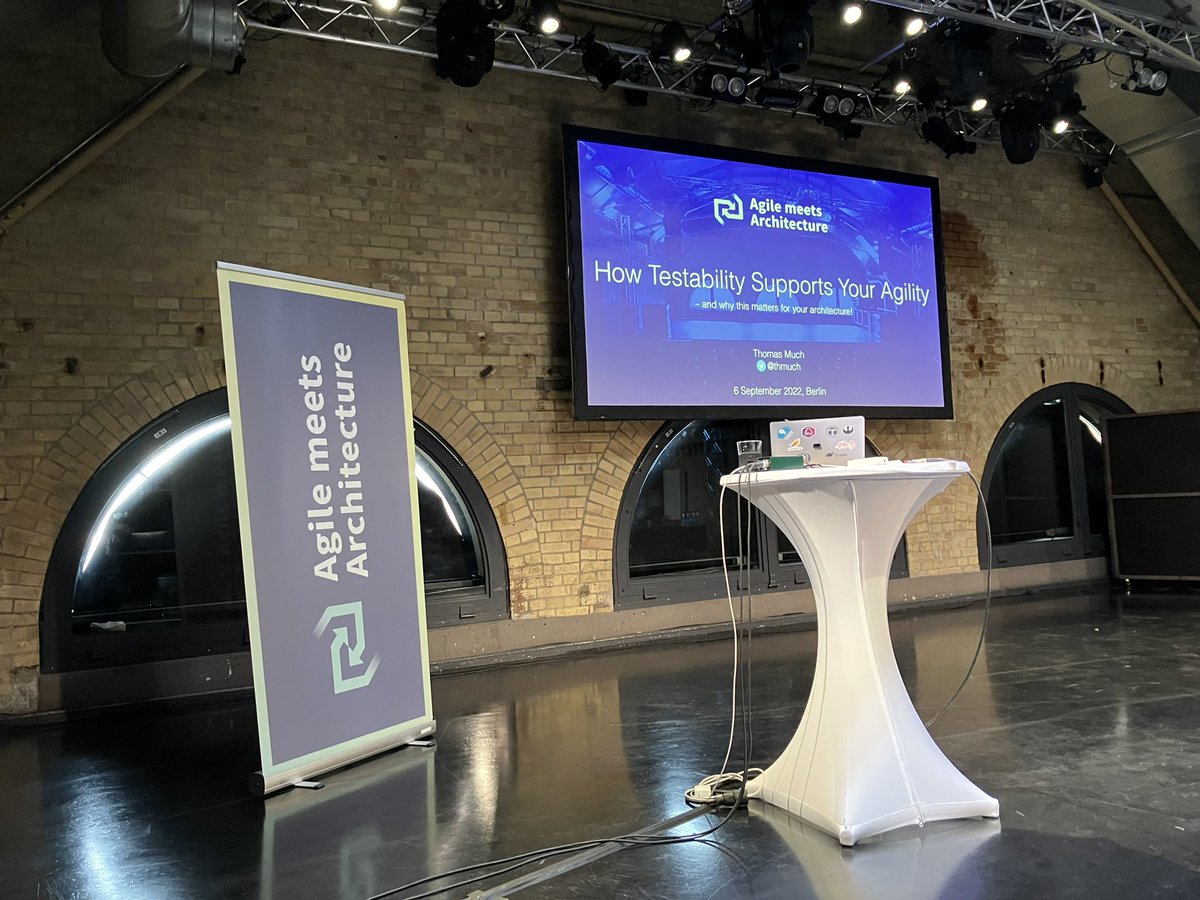 thmuch's tweet photo. Here are the slides for my talk about „How Testability Supports Your Agility“ today at @AmA_conf #amaberlin. Thanks for your questions &amp; discussions afterwards 😊

https://t.co/ZbkQIXeBrk https://t.co/qfpN2ZRvyv