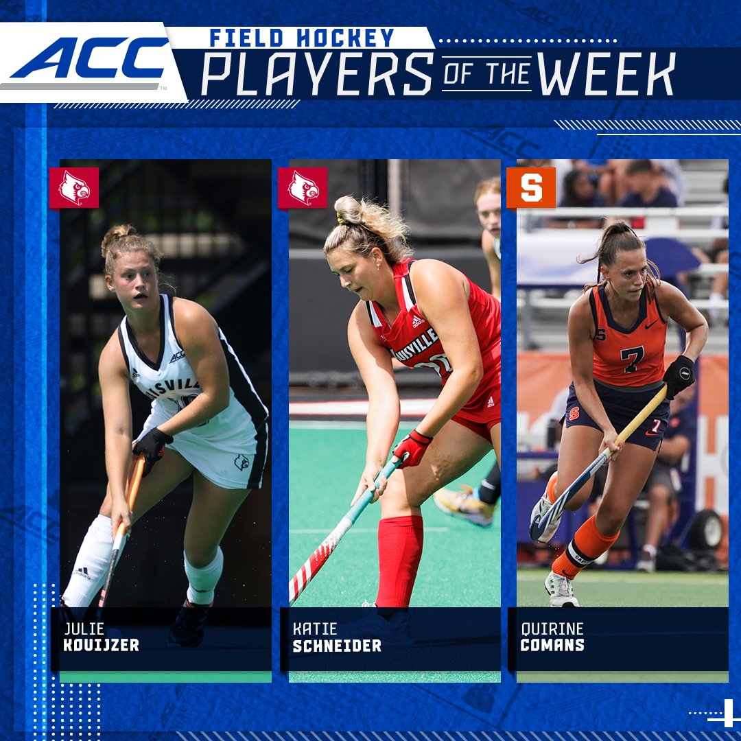 #ACCFH Players of the Week 🏑

📰: theacc.co/3Rk2A29